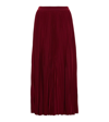 Co Women's Essentials Elastic-waist Pleated Skirt In Cabernet