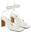 Jonathan Simkhai Saira Strappy Heeled Sandals In Bone