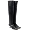 SOULIERS MARTINEZ LATINA FAUX LEATHER OVER-THE-KNEE BOOTS