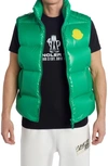 Moncler Sumido Recycled Nylon Down Vest In Green