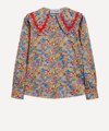 La Veste Liberty Print School Shirt In Sunflower Bloom