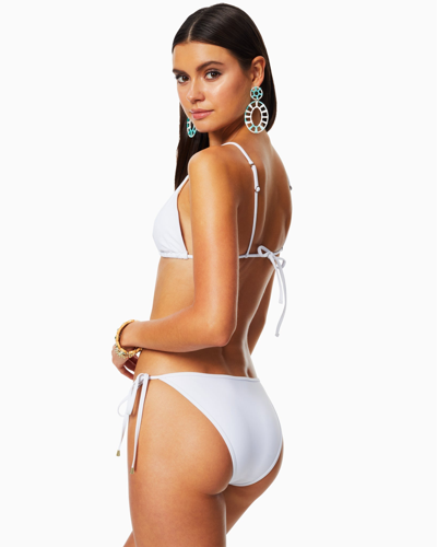 Ramy Brook Lesia String Bikini Bottom In White