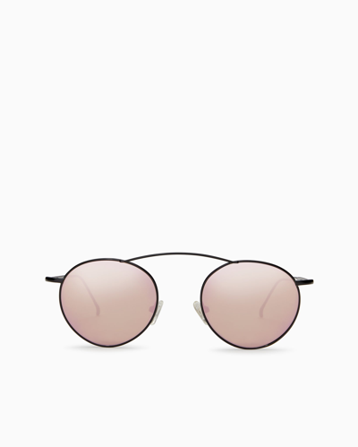 Ramy Brook Tulum Round Sunglasses In Mirrored Pink