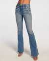 Ramy Brook Helena High-rise Flare Jean In Soho Wash In Blue