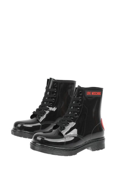 Moschino Womens Black Ankle Boots