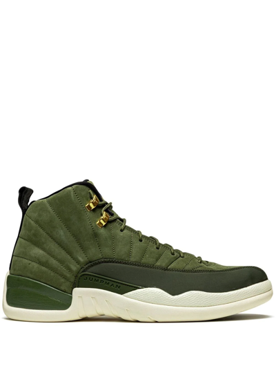 Jordan Air  12 High-top Trainers In Green