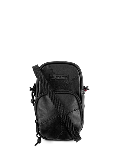 Supreme Small Patchwork Shoulder Bag In Black