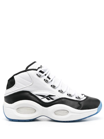 Reebok Side Logo-print Detail Sneakers In Black