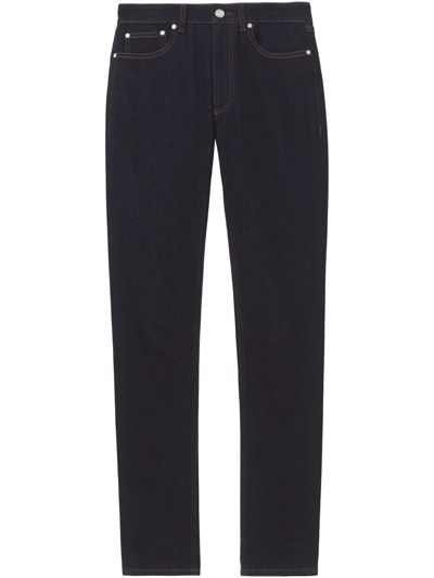 Burberry Mid-rise Skinny Jeans In Blau