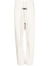 Essentials Logo-tag Drawstring Track Pants In Grey