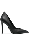 Michael Kors Black Patent Leather Claire Pump In Schwarz