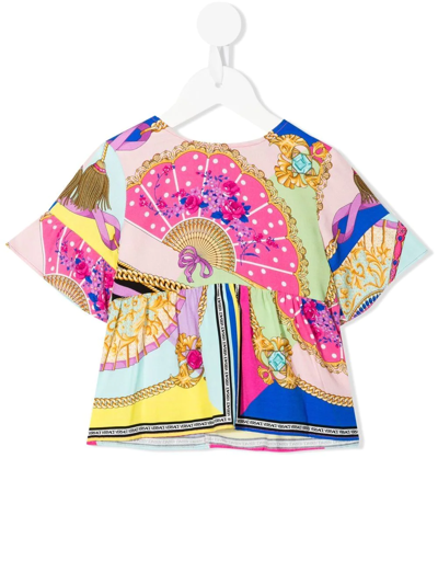 Versace Multicolor Shirt Baby Girl Kids