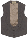 GUCCI PRINCE OF WALES PATTERN GILET