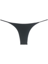 Louisa Ballou Mini Ring Bikini Bottoms In Schwarz