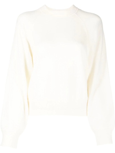 Loulou Studio Ribbed-knit Cashmere Jumper In White