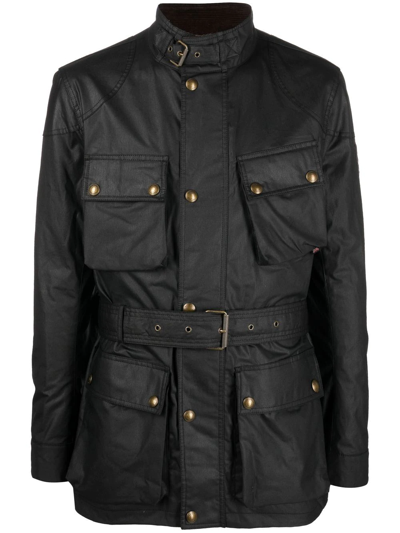 Belstaff Trailmaster Waxed Jacket Black