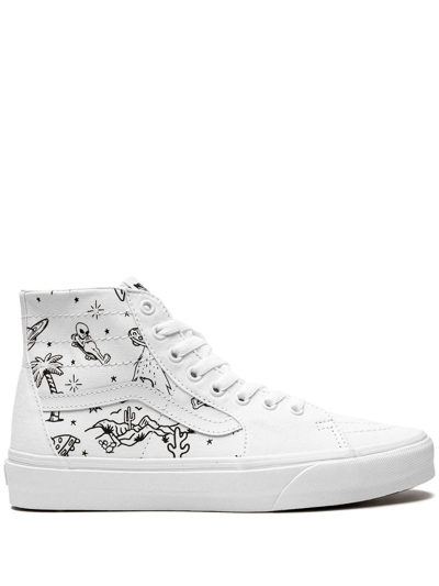 Vans Sk8-hi Tapered Sneakers In Weiss