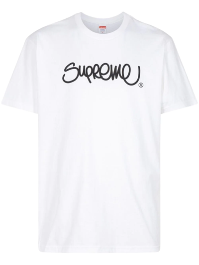 Supreme Handstyle Short-sleeve T-shirt In White