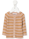 MOLO RIBBED-KNIT BUTTONED CARDIGAN