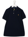 RALPH LAUREN POLO PONY EMBROIDERED POLO TOP