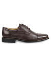 Sandro Moscoloni Men's Gary Leather Cap Toe Derby Shoes In Brown