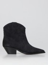Isabel Marant Flat Ankle Boots  Women In Black