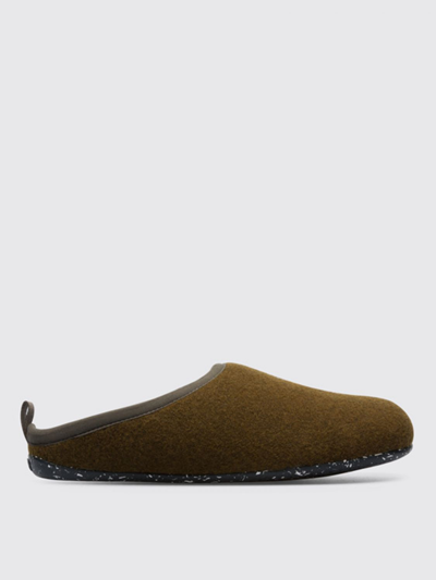 Camper Wabi Slip-on Wool Slippers In Green