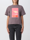 Heron Preston Heron-print Short-sleeved T-shirt In Grey