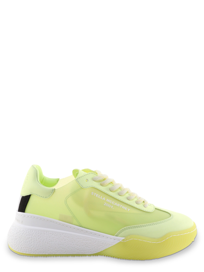 Stella Mccartney Rubber Sneakers With Logo Detail - Atterley In Yellow