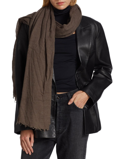 Rick Owens Emily Mega Scarf In Dust