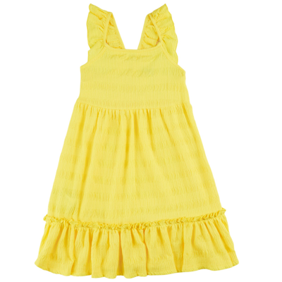 Mayoral Kids' Dress Mimosa In Yellow