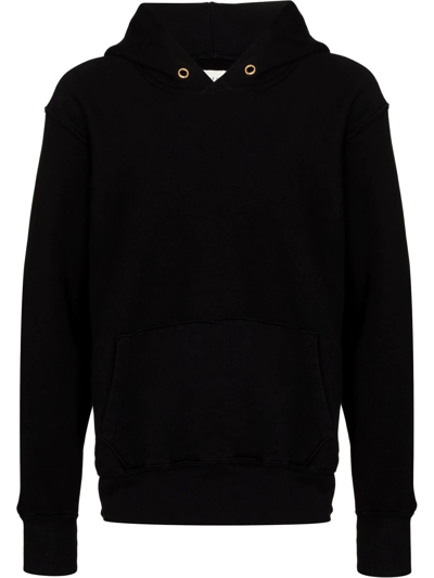 Les Tien Relaxed-fit Hoodie In Jet Black