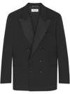 SAINT LAURENT PEAK-LAPELS DOUBLE-BREASTED BLAZER