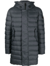 PEUTEREY FEATHER-DOWN HOODED PUFFER JACKET