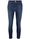 Pinko Sabrina Distressed Skinny Jeans In Blau