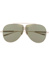 VALENTINO PILOT-FRAME SUNGLASSES