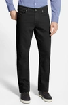 Ag 'protégé Sud' Straight Leg Pants In Black
