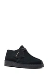 Clarks Desert Trek Boot In Black Suede