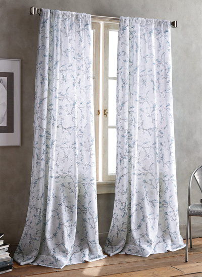 Dkny Promenade Indigo Window Panel Curtains