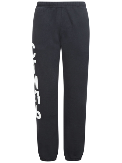 Heron Preston Logo-waistband High Waisted Leggings In Black