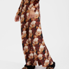 La Doublej Floral-print Palazzo Pants In White Gerber