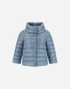Herno Sofia Ultralight 3/4 Sleeve Bolero In Sky