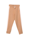 CHLOÉ BROWN TROUSERS UNISEX CHLOÈ KIDS