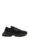 Dolce & Gabbana Daymaster Stretch-knit Sneakers In Black
