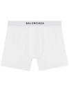 Balenciaga Logo-waistband Boxer Briefs In White