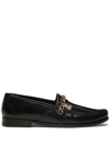 DOLCE & GABBANA VISCONTI LEATHER LOAFERS