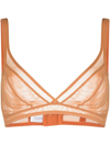 NUBIAN SKIN TULLE-PANEL TRIANGLE-CUP BRA 2-PACK
