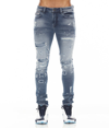 Cult Of Individuality Punk Super Skinny Jeans In Blue