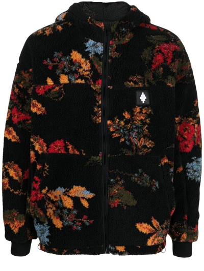Marcelo Burlon County Of Milan Marcelo Burlon Floral-print Hooded Fleece In Multi-colored