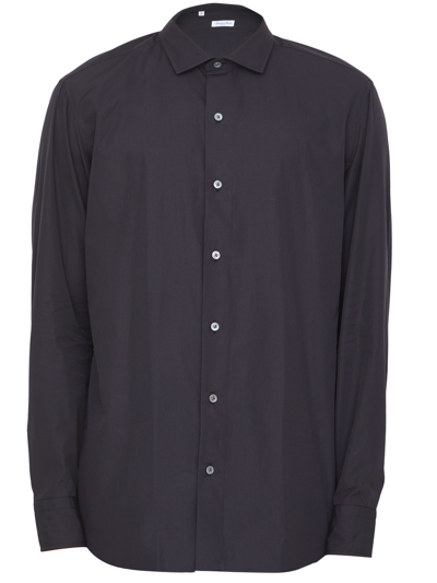 Salvatore Piccolo Black Cotton Shirt